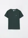 Lacoste Kids Organic Cotton T-shirt In Green