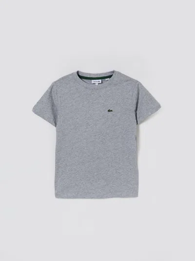 LACOSTE T-SHIRT LACOSTE KIDS COLOR GREY,435325020