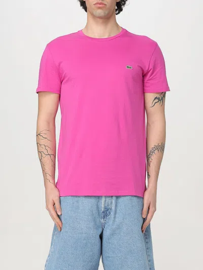 Lacoste T-shirt  Men Color Fuchsia