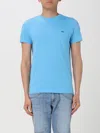Lacoste T-shirt  Men Color Gnawed Blue In 浅蓝色