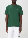Lacoste Green Embroidered Logo T-shirt In Grass Green