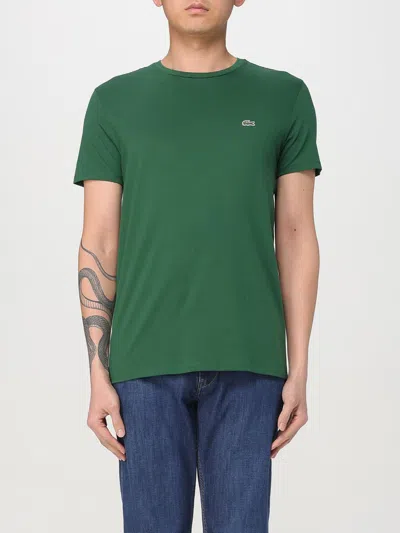 LACOSTE T-SHIRT LACOSTE MEN COLOR GREEN,426077012