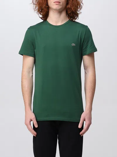 LACOSTE T-SHIRT LACOSTE MEN COLOR GREEN,380828012