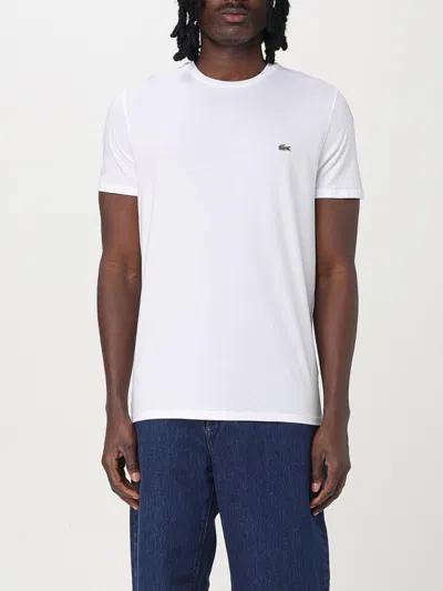 LACOSTE T-SHIRT LACOSTE MEN COLOR WHITE,426077001