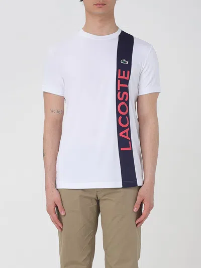 LACOSTE T-SHIRT LACOSTE MEN COLOR WHITE,G78164001