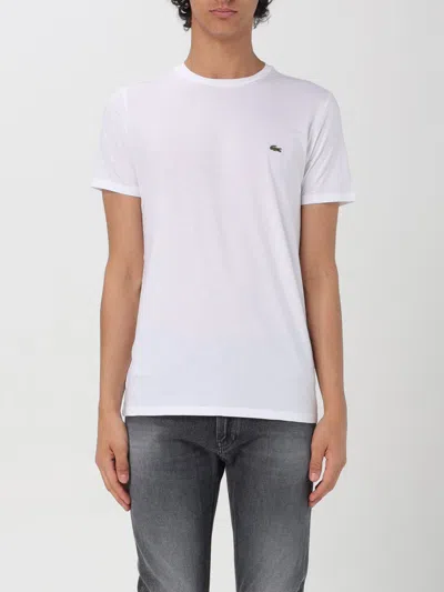 LACOSTE T-SHIRT LACOSTE MEN COLOR WHITE,407512001
