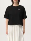 Lacoste Logo Jersey T-shirt In Black