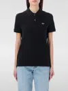 Lacoste Polo En Coton In 黑色