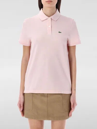 Lacoste T-shirts And Polos Pink In Rosa Chiari E Naturali