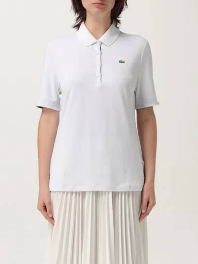 Lacoste T-shirt  Damen Farbe Weiss In White
