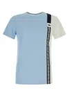 Lacoste Block Design Crew Neck Short Sleeve T-shirt In Lvi