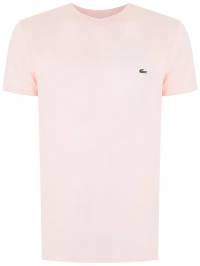 Lacoste T-shirt Masculino In Pink
