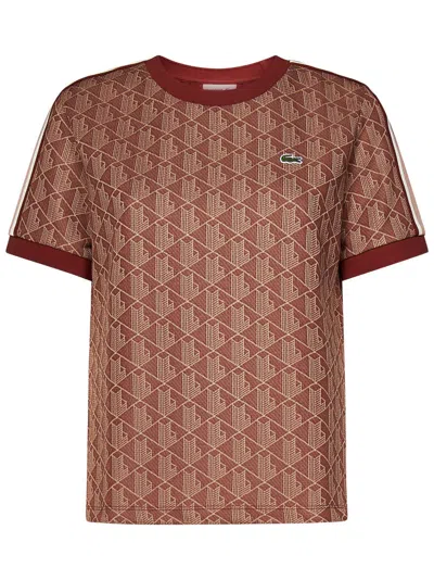 Lacoste T-shirt In Orange