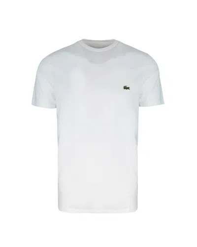 LACOSTE WHITE PIMA T-SHIRT