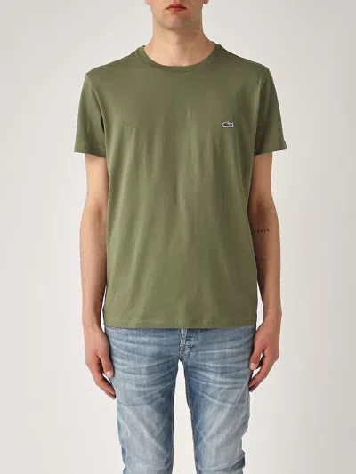 Lacoste T-shirt Pima Cotton Th6709 T-shirt In Green