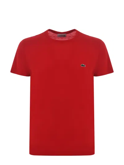 Lacoste T-shirt In Rosso