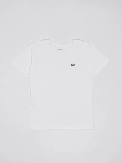 Lacoste Kids' T-shirt T-shirt In Bianco