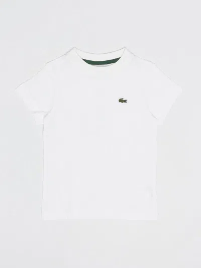 Lacoste Kids' T-shirt T-shirt In White