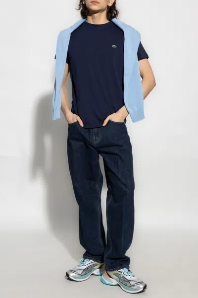 Lacoste T-shirt With Logo In Blue