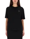 Lacoste T-shirt With Logo In Black