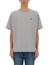 Lacoste T-shirt With Logo In Grey