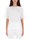Lacoste T-shirt With Logo In White
