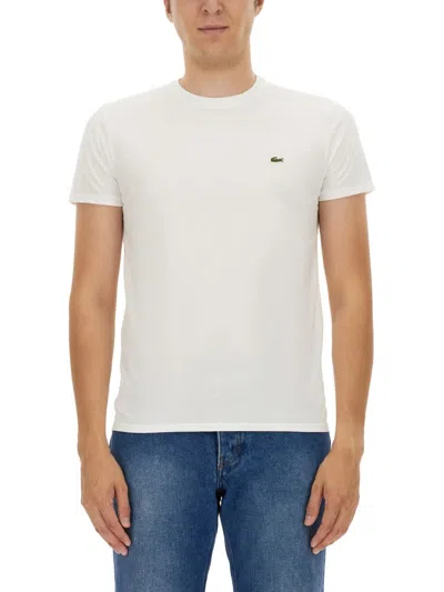 Lacoste T-shirt With Logo In White