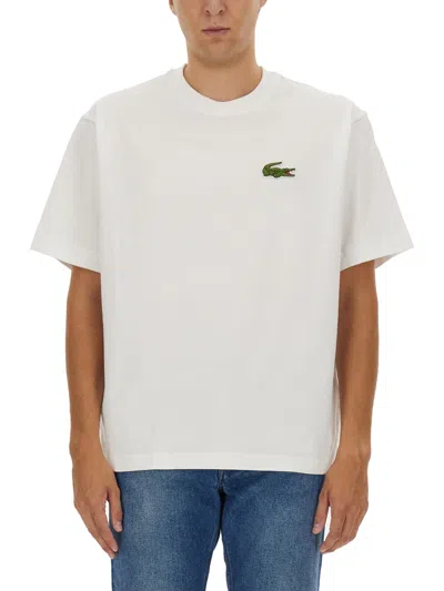 Lacoste T-shirt With Logo In White
