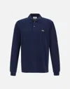 Lacoste Navy Classic Fit Long Sleeve L.12.12 Polo