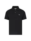Lacoste Classic Fit Original L.12.12 Polo Clothing In Black