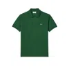 Lacoste Regular-fit Cotton Pima Polo Shir In Green