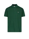 Lacoste Regular-fit Cotton Pima Polo Shir In Green