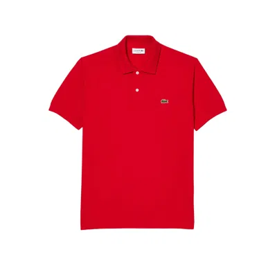 LACOSTE LACOSTE T-SHIRTS AND POLOS RED