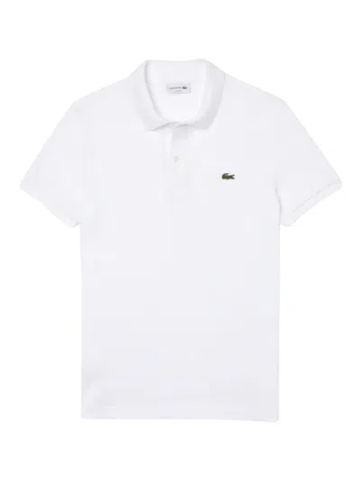 LACOSTE LACOSTE T-SHIRTS AND POLOS WHITE