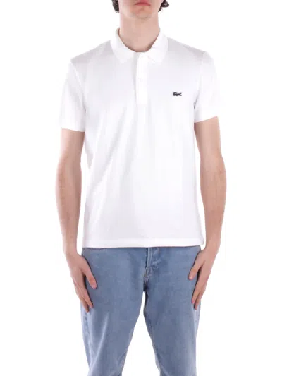 Lacoste T-shirts And Polos White In Bianco Chiari E Naturali