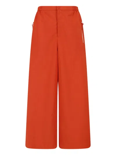 Lacoste Taffeta Pants In Orange