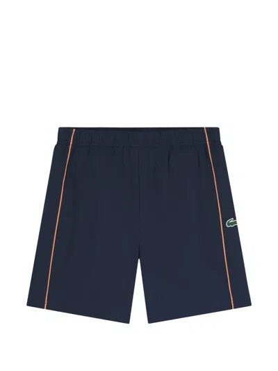 Lacoste Kids' Taffeta Shorts In Blue
