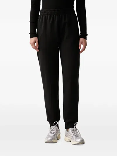 Lacoste Tapered Leg Sport Sweatpants In Black