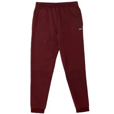 Lacoste Men's Tapered Leg Sweatpants - Xxl - 7 In Red
