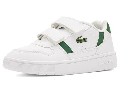 Lacoste T-clip Set Sneakers (little Kid) Kid's Shoes White/dark Green: 2.5 Little Kid M