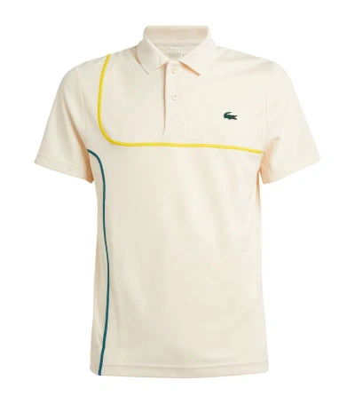 Lacoste Technical Ultra-dry Polo Shirt In White