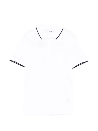 Lacoste Tennis Heritage Polo Shirt In White