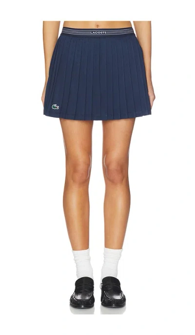 Lacoste Tennis Performance Mini Skirt In Blue