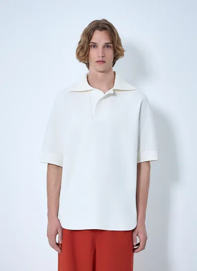 Lacoste Terry Polo Shirt In White