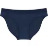 Lacoste Textured Bikini Briefs In Blue