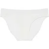 Lacoste Textured Bikini Briefs In White