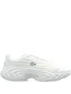 Lacoste Textured Low-top Sneakers In White