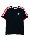 Lacoste Textured Piqué T-shirt In Blue