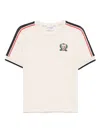 Lacoste Textured Piqué T-shirt In Neutrals