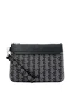 Lacoste The Blend Clutch In Grey